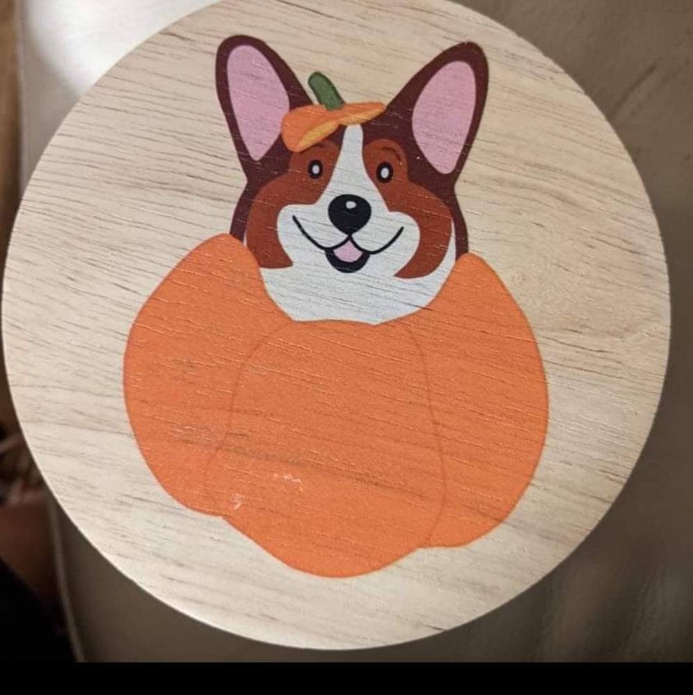 Corgi Candle Pumpkin Harvest Scent